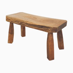 Oak Side Table, the Netherlands, 1970s