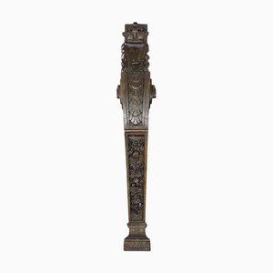 Antique Hand-Carved Decorative Element with Dragon, Germany, 1890s