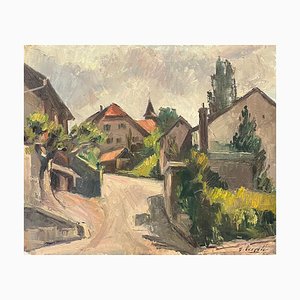 Ernest Voegeli, Backlight at Belmont, Olio su tela