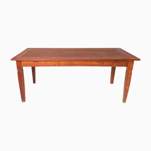 Table Rustique en Bois avec Pieds Tournés