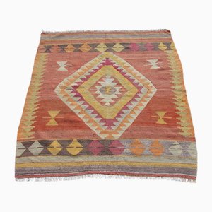 Handgefertigter türkischer Vintage Kelim Teppich