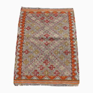 Vintage Turkish Handmade Wool Kilim Rug