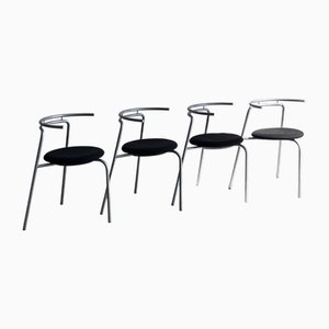 Stackable Chairs by Ross Littell for Atelier Areti, 1980s, Set of 4