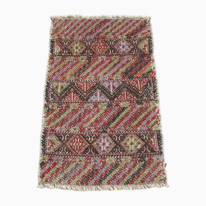 Handgefertigter türkischer Vintage Kelim Teppich