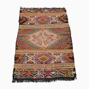 Vintage Turkish Handmade Wool Kilim Rug