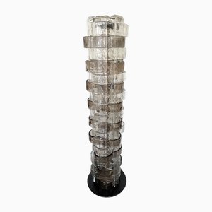 Lámpara de pie LT378 de cristal de Murano de Carlo Nason para Mazzega, años 70