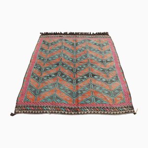 Vintage Turkish Handmade Wool Kilim Rug