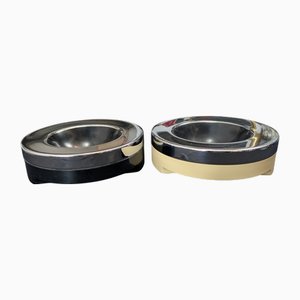 Ashtrays by Luigi Massoni for Guzzini, Italy, 1970s, Set of 2