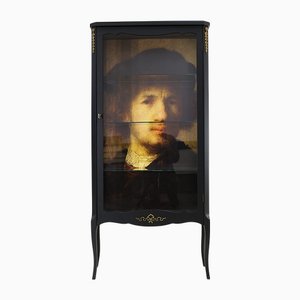 Schwedische Vintage Vitrine, 1950er