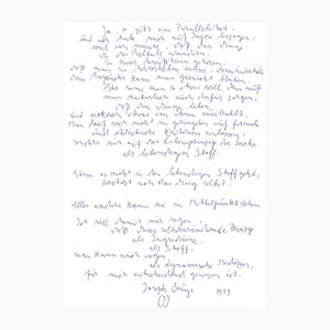Joseph Beuys, James Joyce, 1970s-1980s, Print