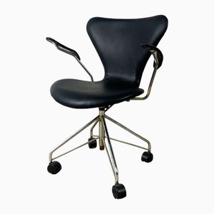 Silla de oficina Seven de Arne Jacobsen para Fritz Hansen, Dinamarca, años 60