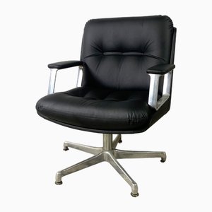 Italian Design Office Leatherette Armchair by Vaghi