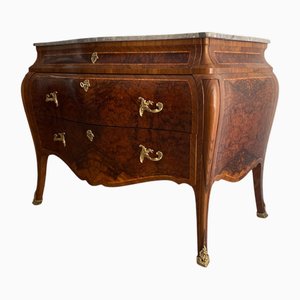 Louis Xv Style Dresser with Inlays, 1930s