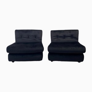 Poltrone Amanta di Mario Bellini per C&B Italia, anni '70, set di 2