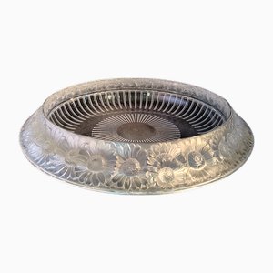 Large Daisy Crystal Bowl by René Lalique, 1941