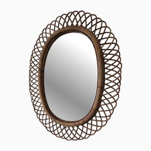 Oval Mirror attributed to Franco Albini