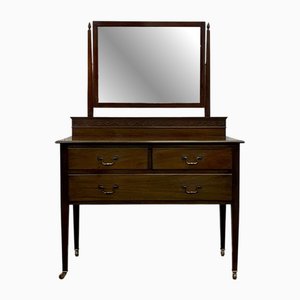 English Mahogany Dressing Table, Early 20th Century