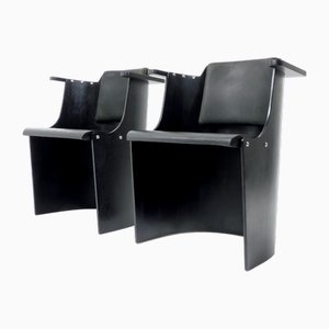 Set of Vintage Plywood Chairs by El Lissitzky for Tecta, 1980s