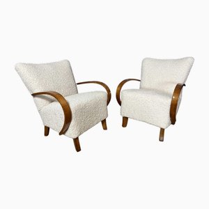 Armlehnstühle im Art Deco Stil von Jindrich Halabala für Up Závody, 1930er, 2er Set