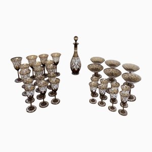 Verres de Murano Antique, 1900s, Set de 30