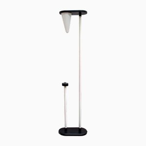 Halogen Floor Lamp with Glass Cone and Lacquered Metal, Italy, 1970s