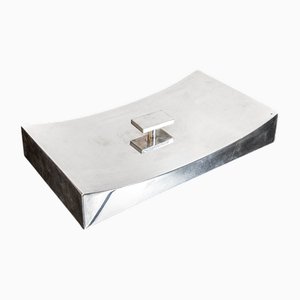 Italian Silver Metal Box, 1970s