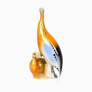 Vintage Porcelain Sculpture from Hollohaza, 1980s