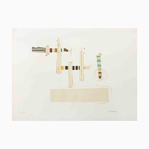 Giulio Marelli, Totem, Lithograph, 1970s