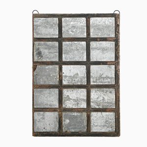 Industrieller patinierter Wandspiegel