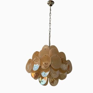Murano Glass Disk Pendant, 1970s