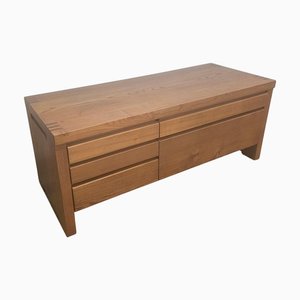 Model R14 Chest of Drawers in Elm by Pierre Chapo, France, 1975