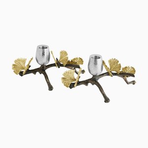 Butterfly Ginkgo Candleholders