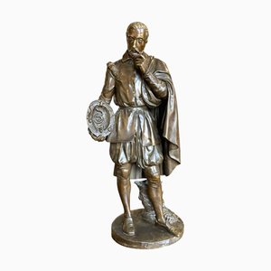 Jean-Jacques Feuchère, Bernard Palissy ceramista, Escultura de bronce, 1844