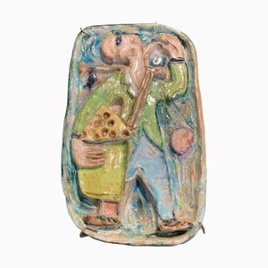 Early Abstract Fauvist Pottery by Giovanni de Simone, Sicily, Italy, 1960s