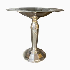 Tazza Art Déco 0237 Art Déco placcata in argento di Sue & Mare per Christofle O. Gallia, 1921
