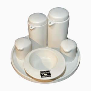 Italienisches GresLine Tischset aus Keramik von Franco Pozzi, 1960er, 6er Set