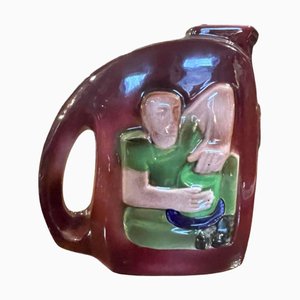 Keramik Krug von Rene Boschmans für Coceram, 1950er