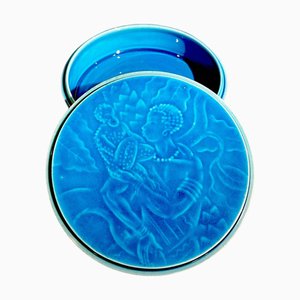 Art Deco Schmuckkästchen aus Porzellan von Jais Nielsen für Bing & Gröndahl Copenhagen, 1925