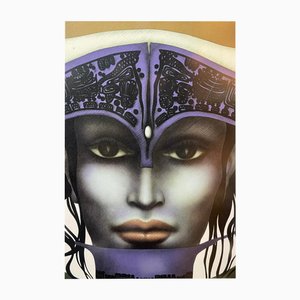 Jef Van Tuerenhout, Face of a Woman Artist's, Silkscreen Proof, 1970s