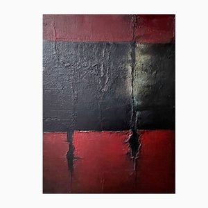 Erwin Mackowiak, Tiss, Öl auf Leinwand, 1960er