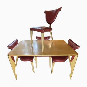 Anthropomorphic Dining Set by Dick Evers for Leolux, 1993, Set of 5