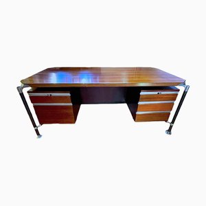 Doppelter Palisander Chefschreibtisch von Ico Parisi & Alexandro Ferrari für Mim, 1960er