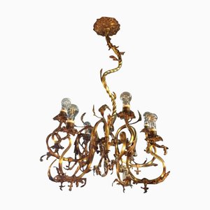 Louis XV Kronleuchter aus Bronze, 1870er