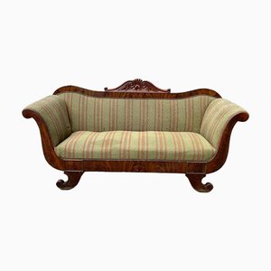Antique Charles X Style Gondole Sofa, 19th Century