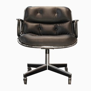Silla giratoria ejecutiva de Charles Pollock para Knoll