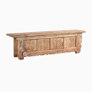 Blonde Wooden Cabinet, 1900s