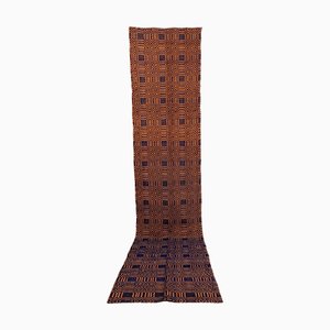Long Runner Rug in Violet and Orange, 1990s