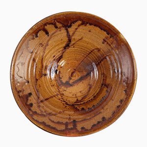 Stoneware Salad Bowl by Alain Magne for La Borne, 1970s