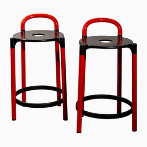 Hocker von Anna Castelli Ferrieri für Kartell, 1979, 2er Set