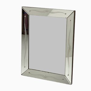 French Mirrored Glass Mirror, 1940s